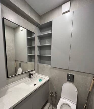 долгосрочная квартира кызыл аскер: 2 комнаты, Агентство недвижимости, Без подселения, С мебелью полностью — 11