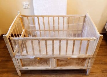 детская кровать 7 в 1: Детская односпальная кровать, Б/у, Для девочки, Для мальчика, С матрасом, Дерево, Самовывоз, Бесплатная доставка, Платная доставка — 3