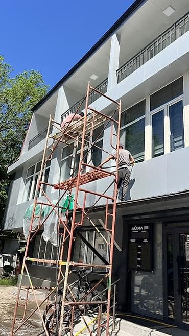 мыть окна: Уборка территории, Мойка фасада — 2