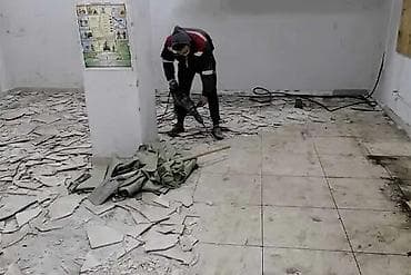 Терезелер жана комплектөөчүлөр: Демонтаж керамической плитки и подготовка оснований под новый ремонт — 3