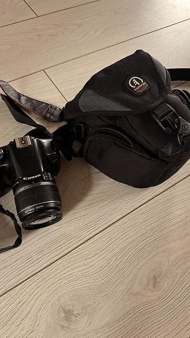 Фотоаппараттар: Зеркальная камера Canon EOS с комплектным зум‑объективом и сумкой - — 2