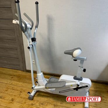 купить домашний тренажер велосипед: FAMILY SPORT Тренажёр для дома 2в1 Вело и эллипс Цена с установкой — 1