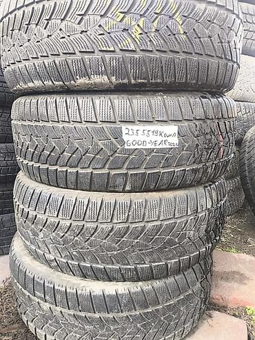 Шины и диски: Шины 235 / 55 / R 19, Зима, Б/у, Комплект, Внедорожные (АТ/МТ), GoodYear — 1