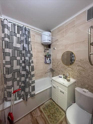 1 комната, 43 м², Джал мкр (в т.ч. Верхний, Нижний, Средний) 106 серия улучшенная, 7 этаж, Евроремонт — 9