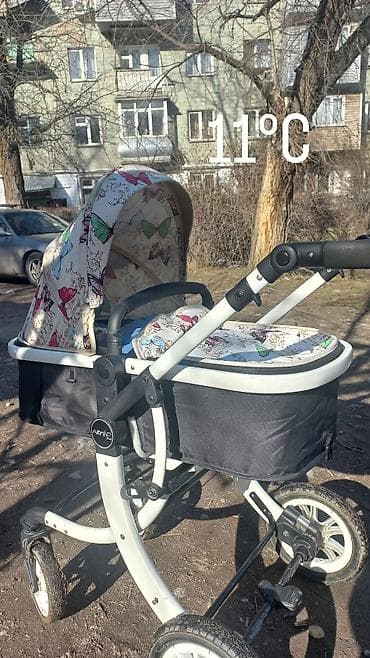 Коляски: Коляска, Avery, цвет - Голубой, Б/у, Самовывоз — 3