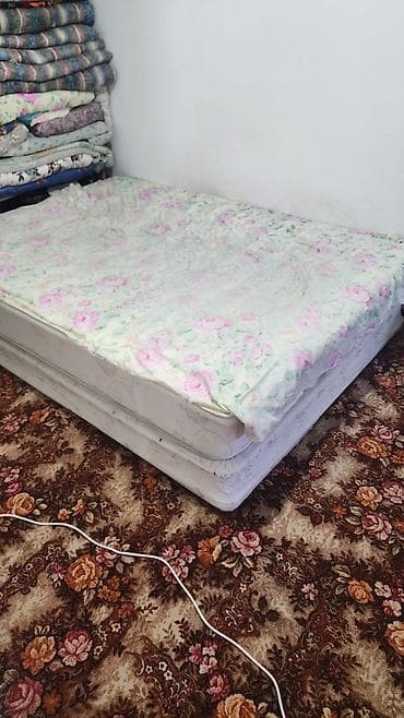 Спальный матрас, Двуспальный, Пружинный, Матрасы средней жесткости