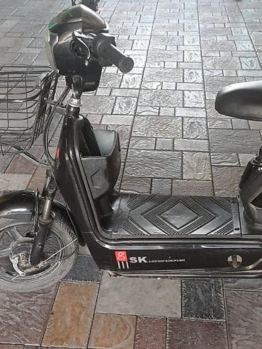 Мототехника: Электроскутер GICIM/СК (на наклейках — «GICIM», «SK») - Компактный — 3