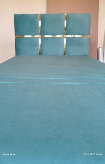 Кровати: Односпальная кровать, Новый, С мягкой обивкой, длина - 2000 см — 5