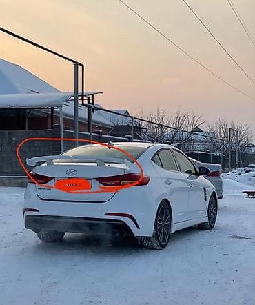 стойка и: Задний спойлер Hyundai — 6