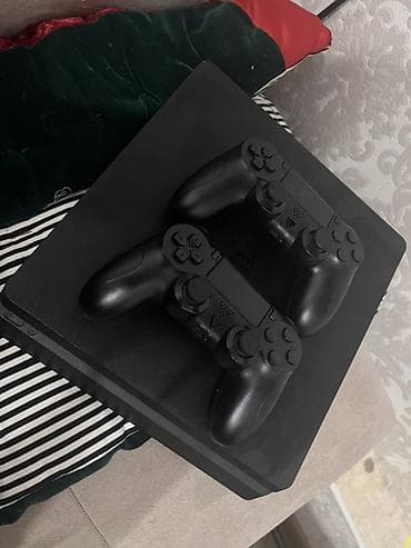 ps 4: PS4 Slim на 500гб не прошитый, два не ориг джойстика но работают — 1