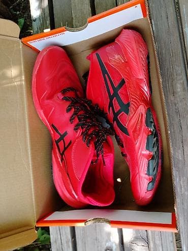 ролик обувь: Мужские кроссовки, 43, Asics, Новый, цвет - Красный — 6