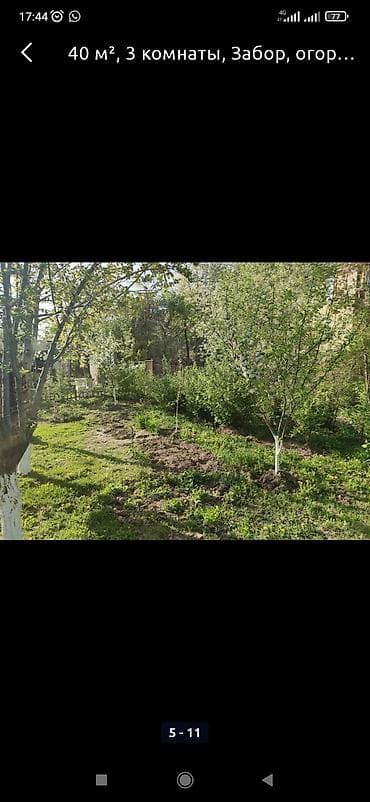 дача около реки: Дом 40 м², 3 комнаты. - Отдельно стоящий одноэтажный дом с — 9