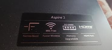 Acer Aspire 3 — ноутбук с тонкими рамками экрана и возможностью