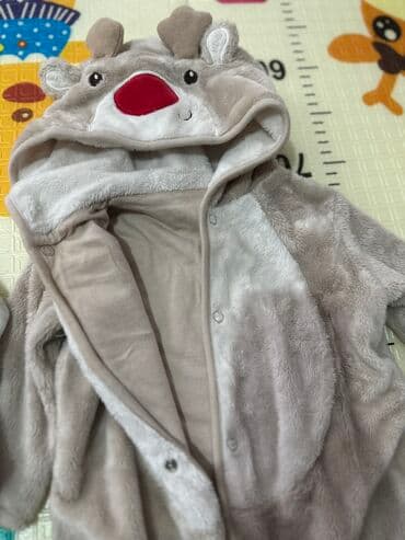 детские национальные костюмы бишкек: Комплект, цвет - Бежевый, Б/у — 4