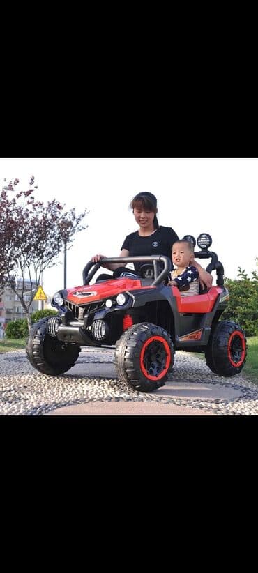 большая машина на пульте управления для детей: Детский электрокар, Новый — 3