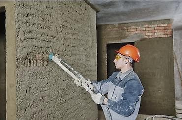 Аренда инструментов: Механизированная штукатурка стен - Выполняем нанесение штукатурки с — 2