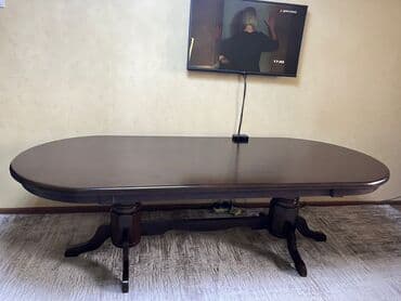 купить бу стол: Стол б/у, состояние идеальное, цвет венге. Длина 2,5м ширина 1,10 — 1