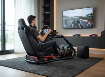 продам пятинитку: Кокпит на базе MOZA R9 v2 с возможностью подключения к PS5 PS4 ПК — 1