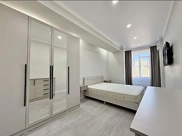 binar: 2 комнаты, 59 м², Асанбай мкр Элитка, 7 этаж, Евроремонт — 7
