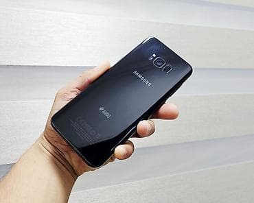 Техника жана электроника: Samsung Galaxy S8 Plus, Колдонулган, 64 ГБ, түсү - Кара, 2 SIM — 6