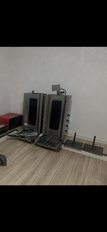 передвижной тандыр: Профессиональное оборудование для шаурмы/гироса: два вертикальных — 1