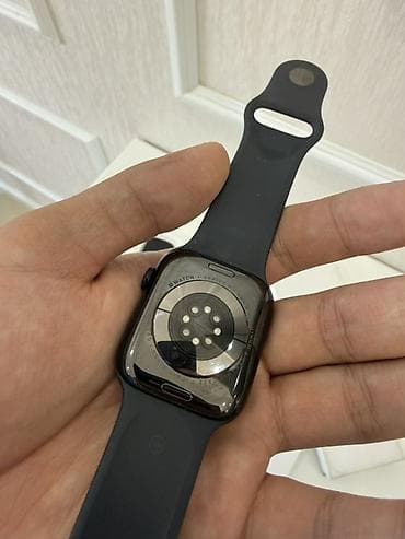 Техника и электроника: Полный комплект apple watch 9 45mm темно синий акб: 96% состояние как — 3