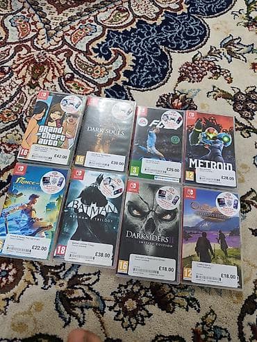 nintendo game boy advance sp: Коллекция физических игр для Nintendo Switch (кассеты в фирменных — 4