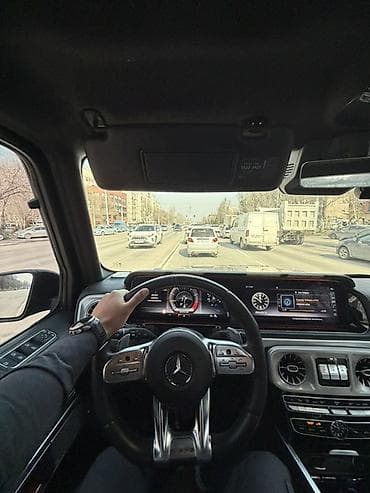 мерс гигант: Mercedes-Benz G-class AMG: 2019 г., 4 л, Автомат, Бензин, Внедорожник — 5