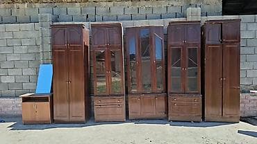 часы саат: Зал үчүн гарнитур, Колдонулган, МДФ, Акылуу жеткирүү, Өзү алып кетүү, түсү - Күрөң — 1