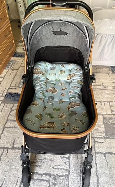 Коляски: Детская коляска-люлька для новорождённого - Просторная люлька с — 2