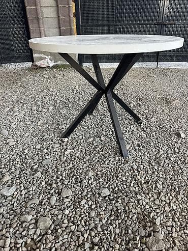 Кухонный стол, Круглый, Нераскладной — 4