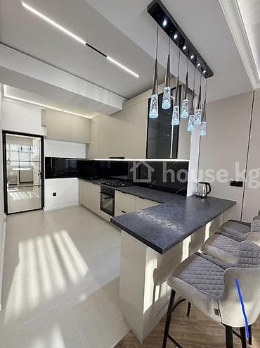 3: 3 комнаты, 117 м², Джал мкр (в т.ч. Верхний, Нижний, Средний) Элитка, 3 этаж, Дизайнерский ремонт — 8