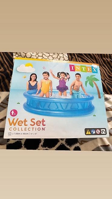 collection: Надувной детский бассейн Intex Wet Set Collection. - Круглый, с — 1