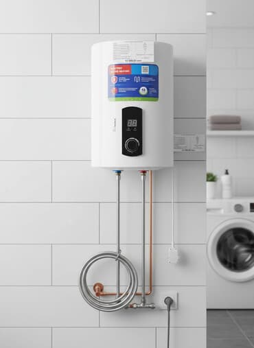 емкости для воды: Электрический водонагреватель 30литров (накопительный), вертикальная — 1