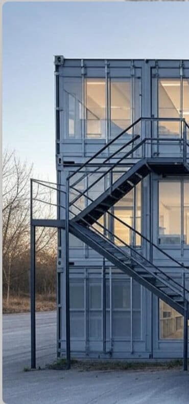 дома под офис: Сдам офис из контейнеров под офис-склад рядом с ЦУМом, за зданием — 1