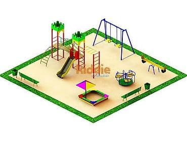 кованые качели: Детская площадка Для улицы — 1