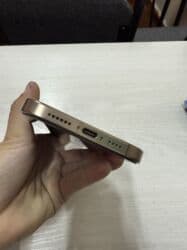 айфон x токмок: IPhone 16 Pro Max, Колдонулган, 256 ГБ, Desert Titanium, Заряддоочу түзүлүш, Коргоочу айнек, Каптама, 96 % — 7