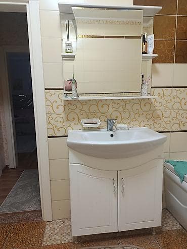 рукомойники: Тумба для ванны, С раковиной, цвет - Белый — 1