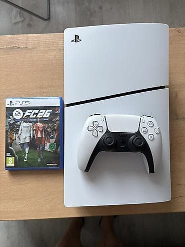 PlayStation 5 (версия с дисководом) + геймпад DualSense + игра EA