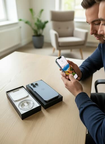 айфон 12 про мини: IPhone 13 Pro, Sierra Blue, Кабель — 2