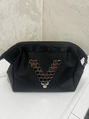 Косметичка/органайзер черного цвета - Материал: плотный