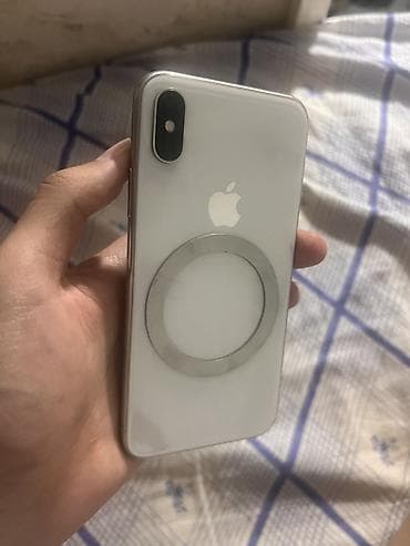 iphone red 7: IPhone X, 64 ГБ, Серебристый, 100 % — 1