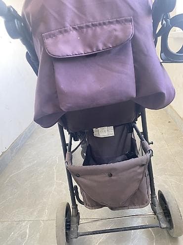benebaby d100: Коляска, Другой бренд, цвет - Фиолетовый, Б/у — 3