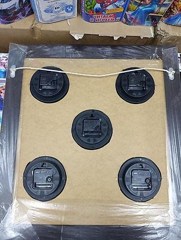 мусулманский часы: Настенная панель с пятью часами для намаза «Намаз убактысы». - — 3