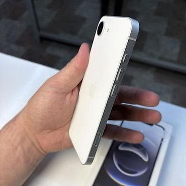 Техника и электроника: IPhone 16e Память: 128 Акб: 100 Адрес:1|бишкек цум 0этаж 26 2|Каракол — 5