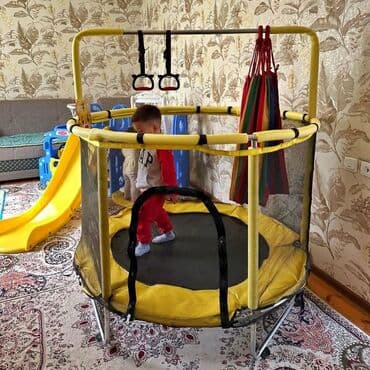 сколько стоит сухой бассейн: Детский каркасный #батут отличного качества в комплект входят брусья — 3