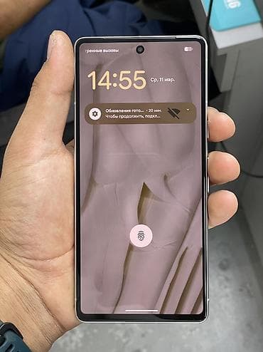 бюджетный: Google Pixel 7, Б/у, 128 ГБ, цвет - Белый, 1 SIM, eSIM — 6