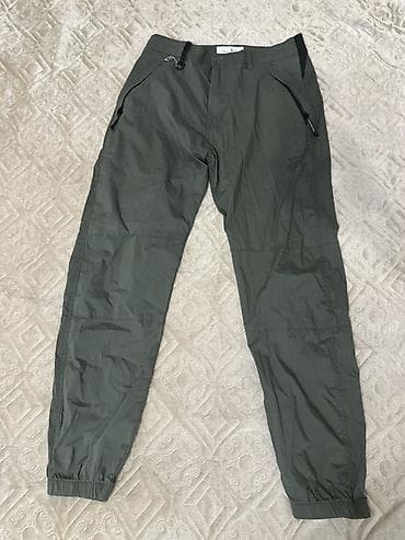 Свитерлер: Штаны карго - Модель: мужские карго-брюки с манжетами на резинке по — 4