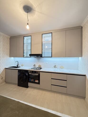 шкаф буушный: Кухни на заказ в современном минималистичном стиле - Планировки — 3