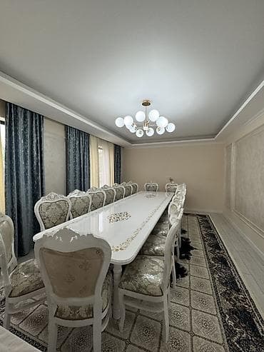 большой обеденный стол: Стол для зала, Не раскладной, Прямоугольный — 4